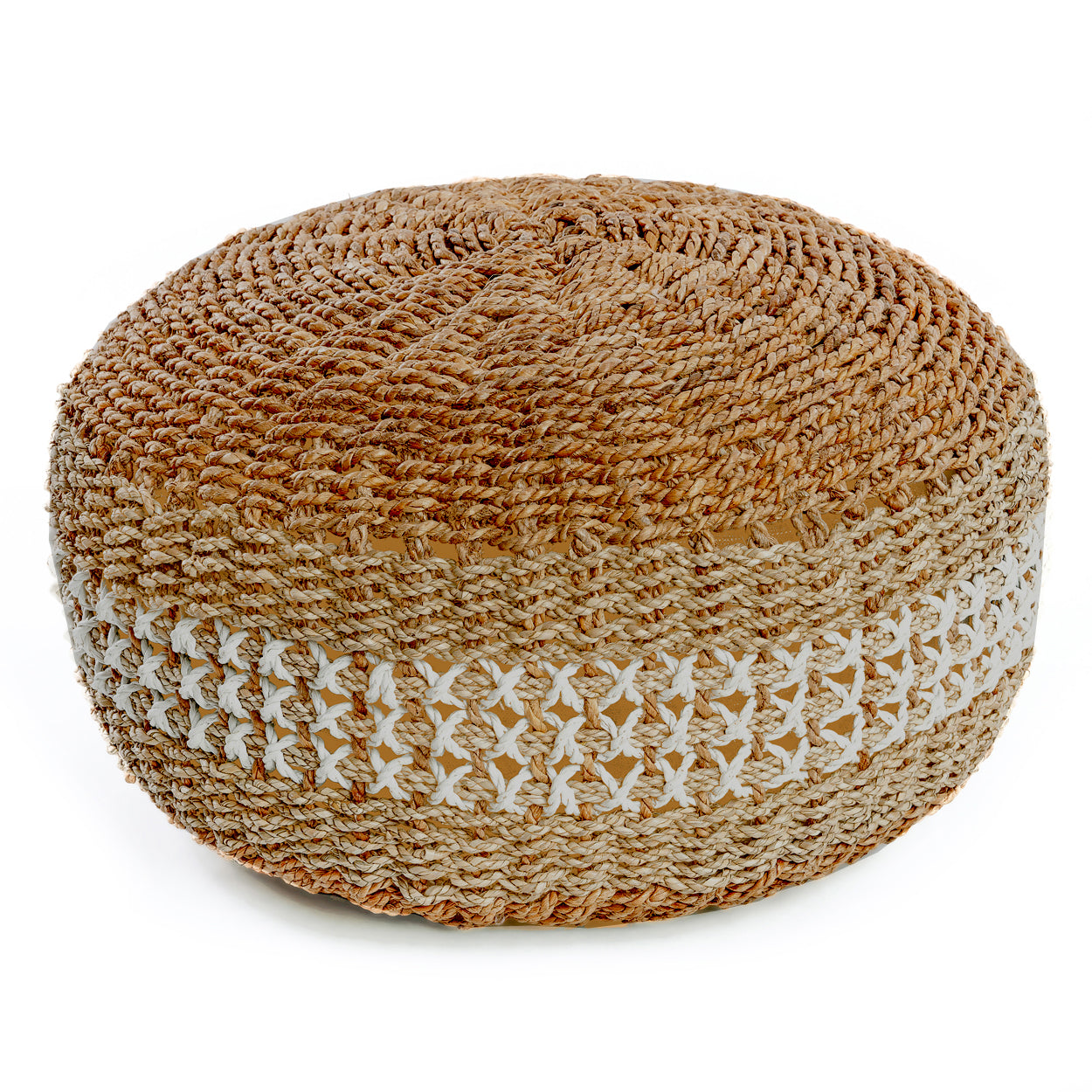 Rustic pouffe online