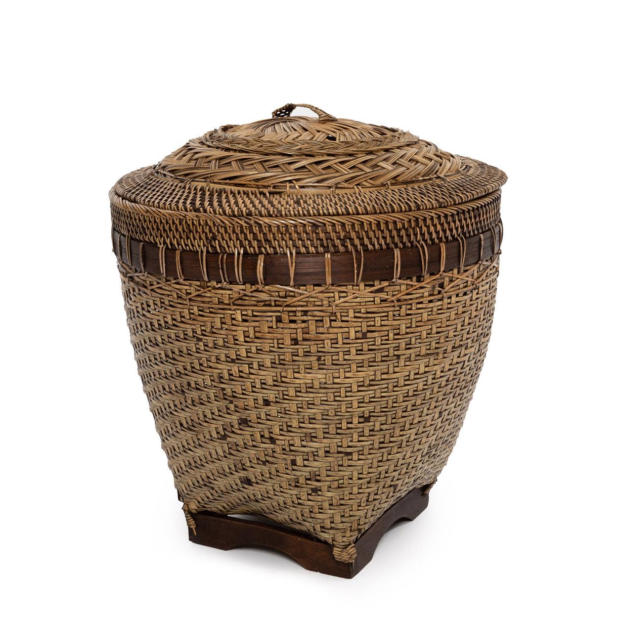 RATTAN LAUNDRY BASKET – Flo & Co Interiors