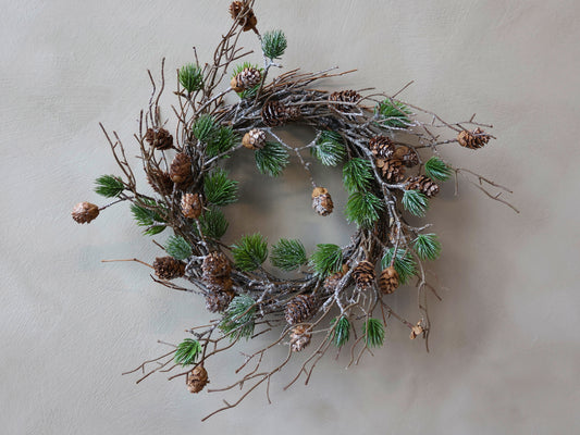 Cedar Wreath with Cones