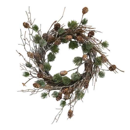 Cedar Wreath with Cones