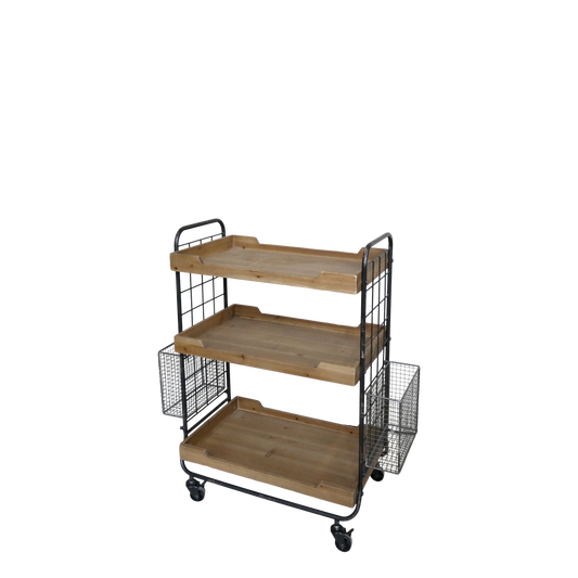 Multi Basket Tray Trolley