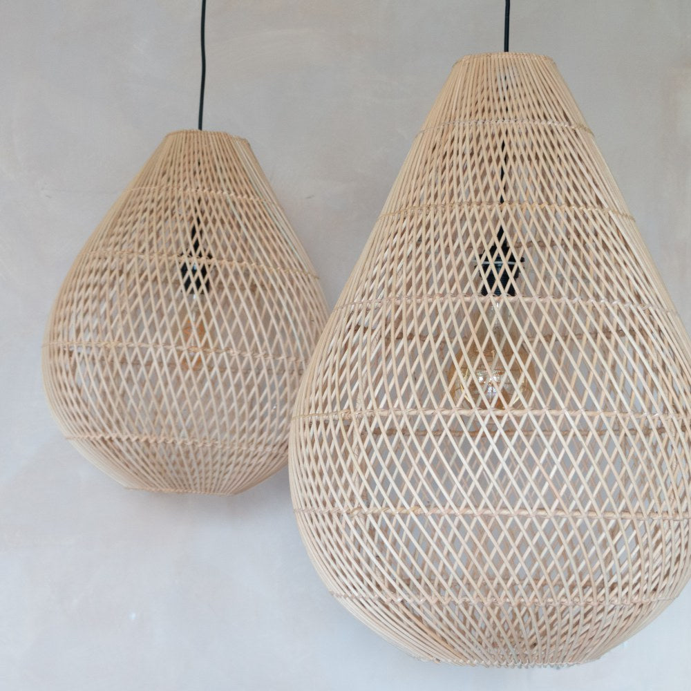 The Teardrop Natural Pendant Light - L