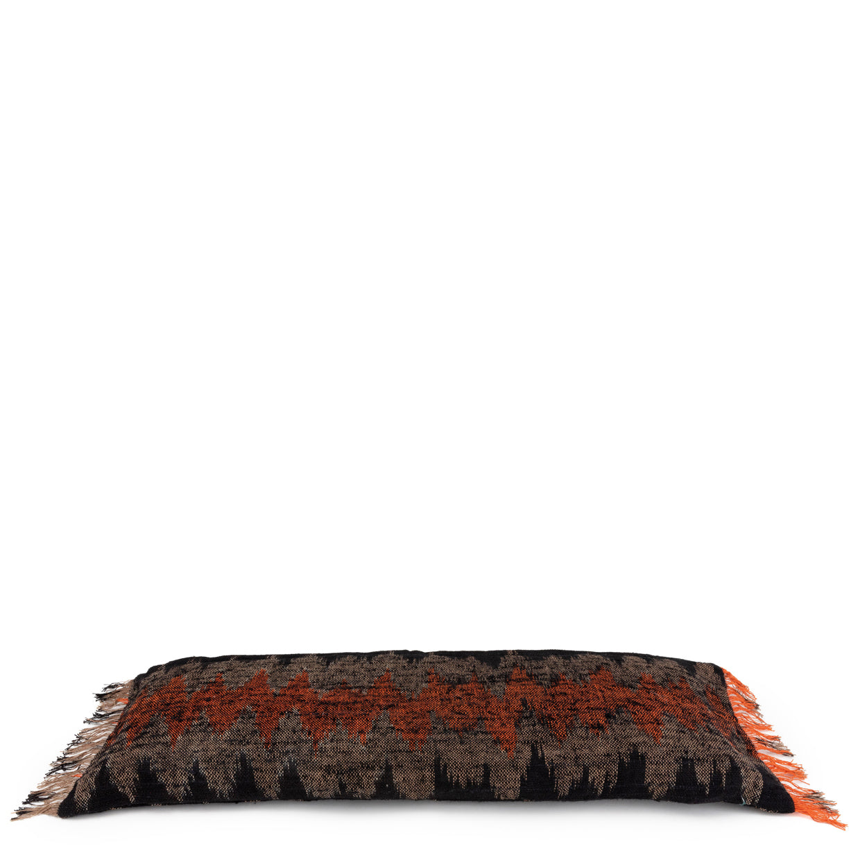 Oh My Gee Cushion Cover - Black Orange 100 x 35 cm