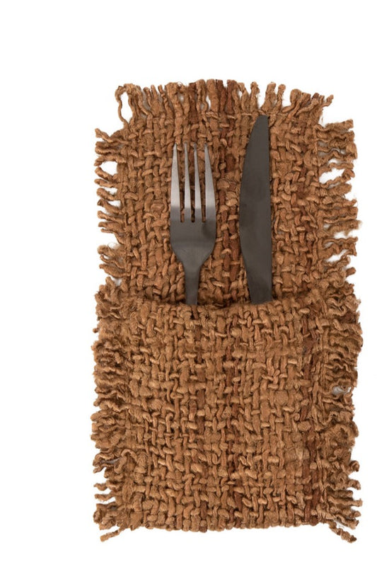 Oh My Gee Cutlery Holder - Brown