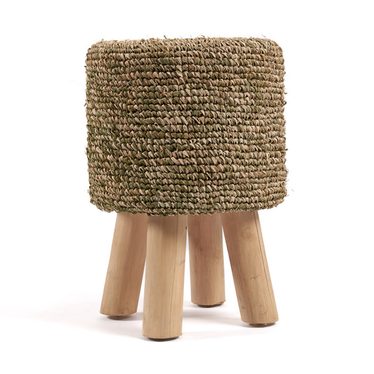 Raffia Rounded Stool