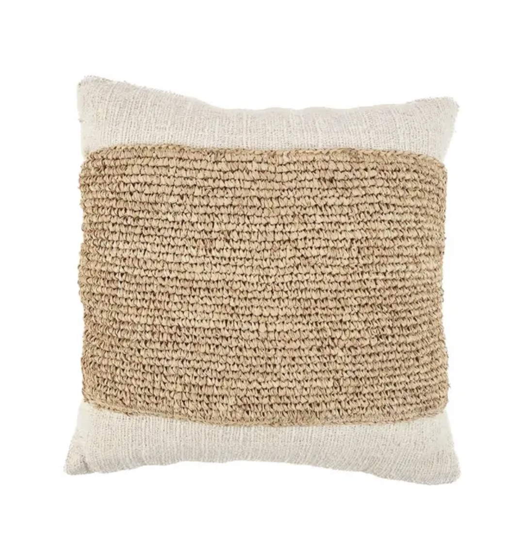 The Raffia Stamp Cushion Cover