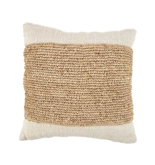 The Raffia Stamp Cushion Cover