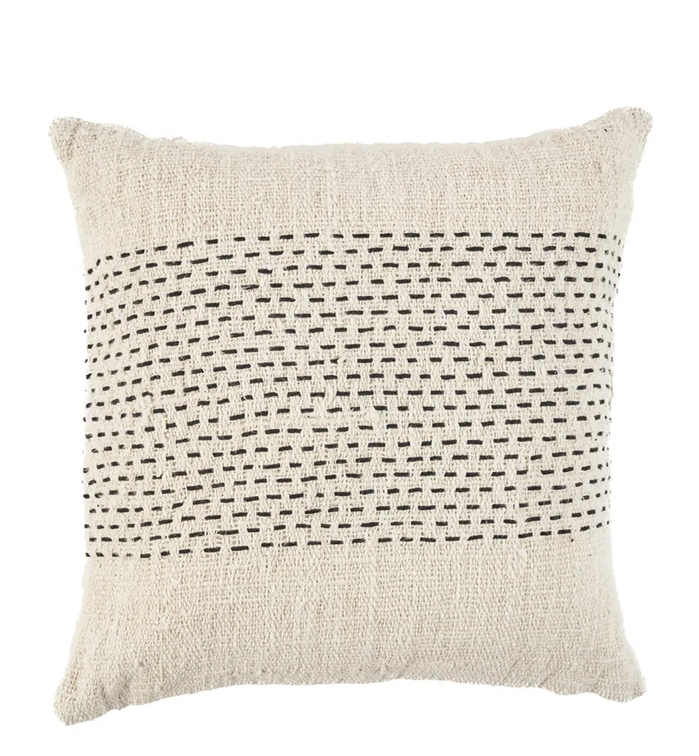 The Misty Cushion Cover - Natural Black