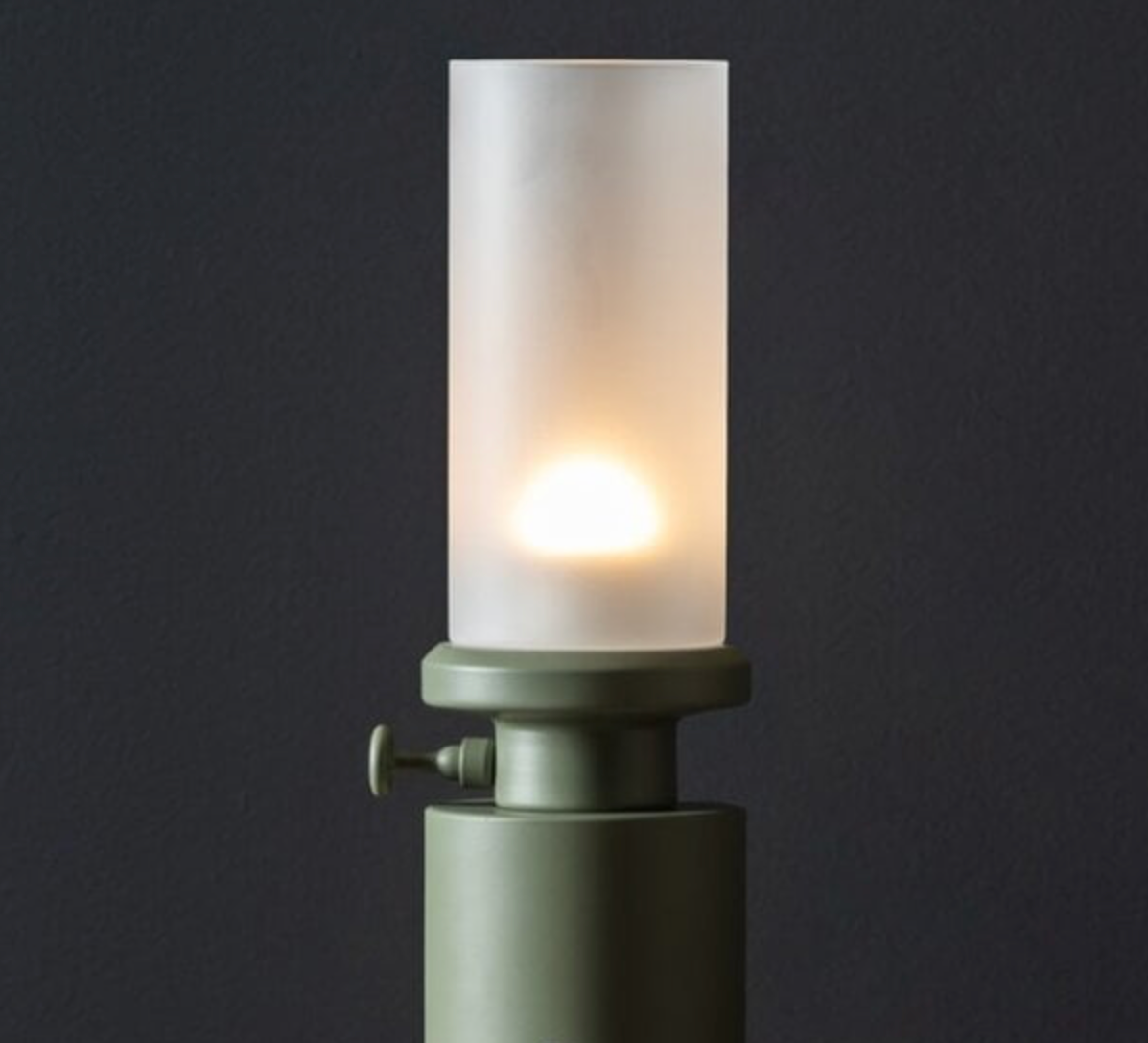 Rechargeable Hurricane Lamp - Taupe