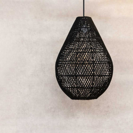 The Teardrop Black Pendant Light - L